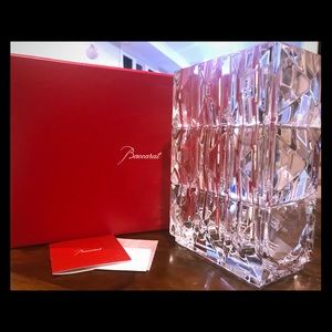 Baccarat crystal vase